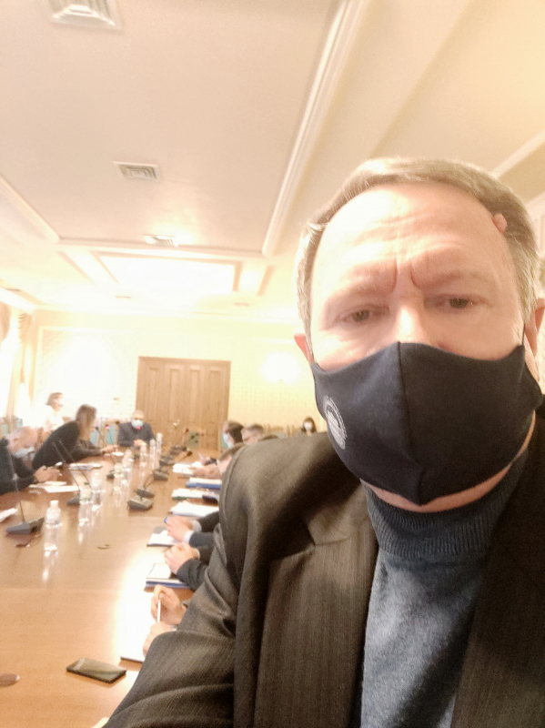 Професор Ігор Алєксєєв на засіданні Громадської ради ЛОДА