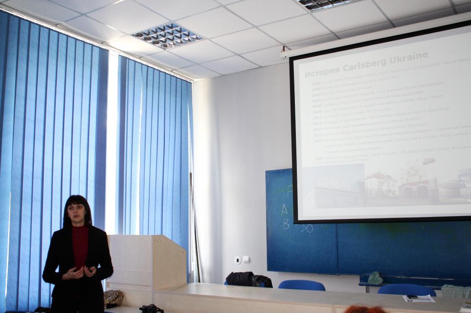 Студенти-біотехнологи зустрілися з представниками підприємства Calsberg Ukraine