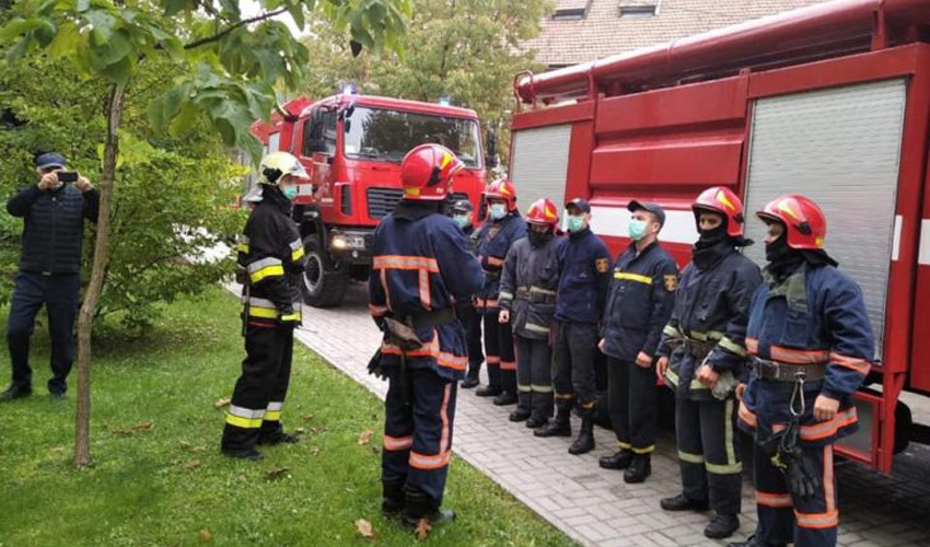 навчання пожежників