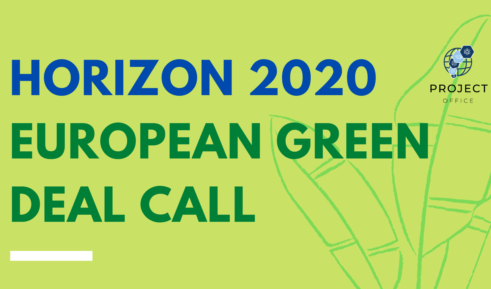 афіша програми European Green Deal Call