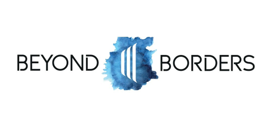 Заставка з текстом "Beyond Borders"