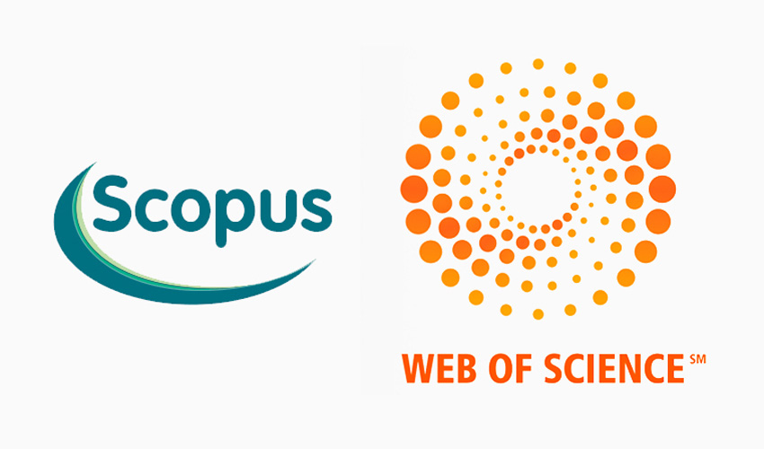 Лого Scopus та Web of Science