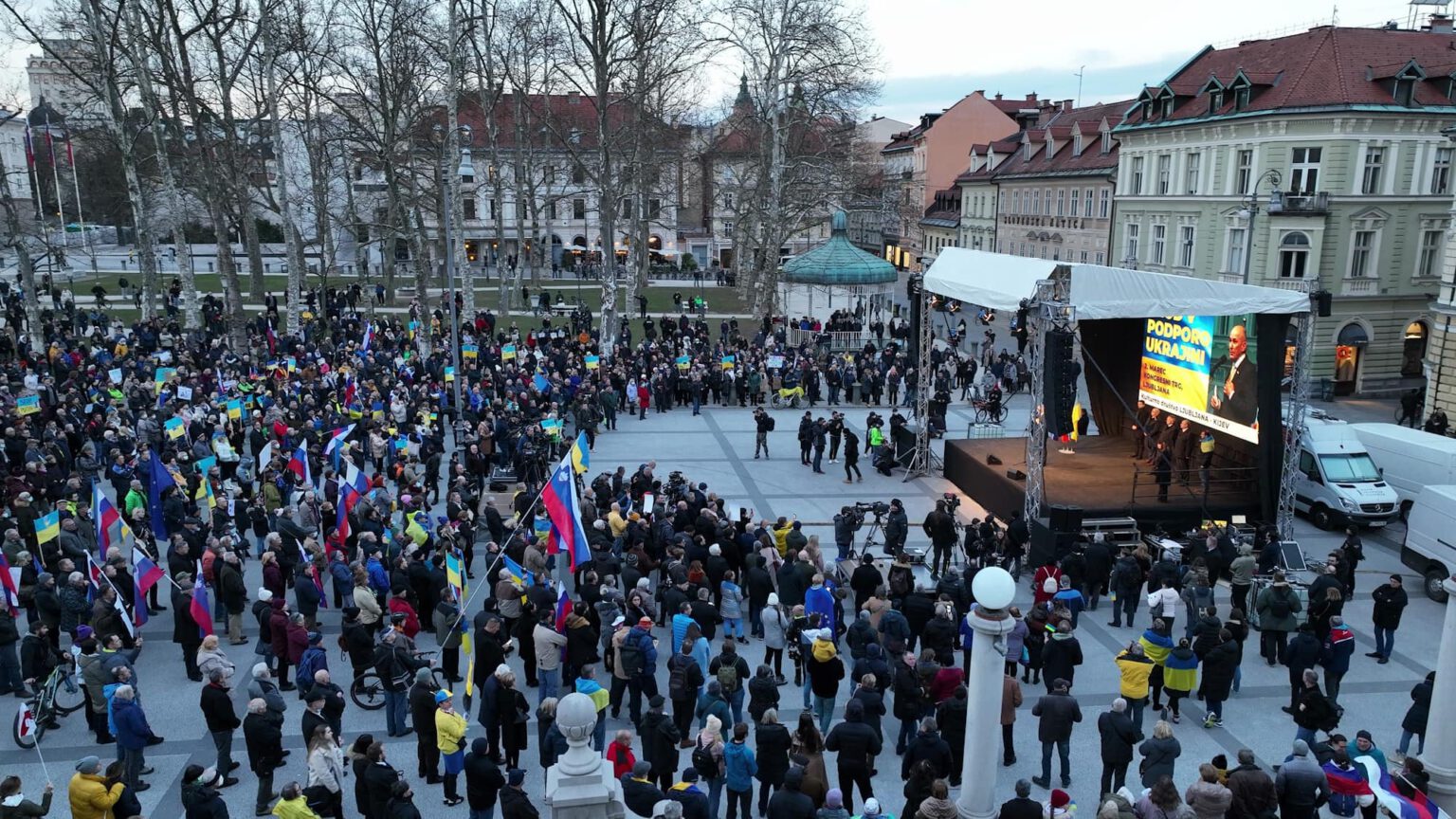 Демонстрація у Словенії