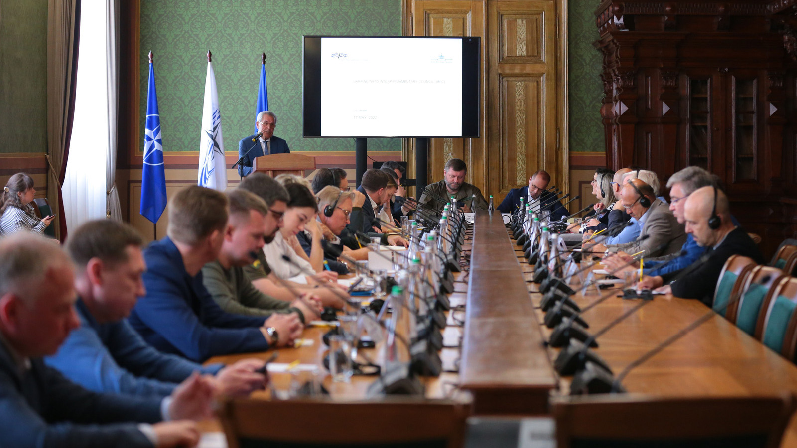 Фото із засідання Міжпарламентської Ради Україна-НАТО