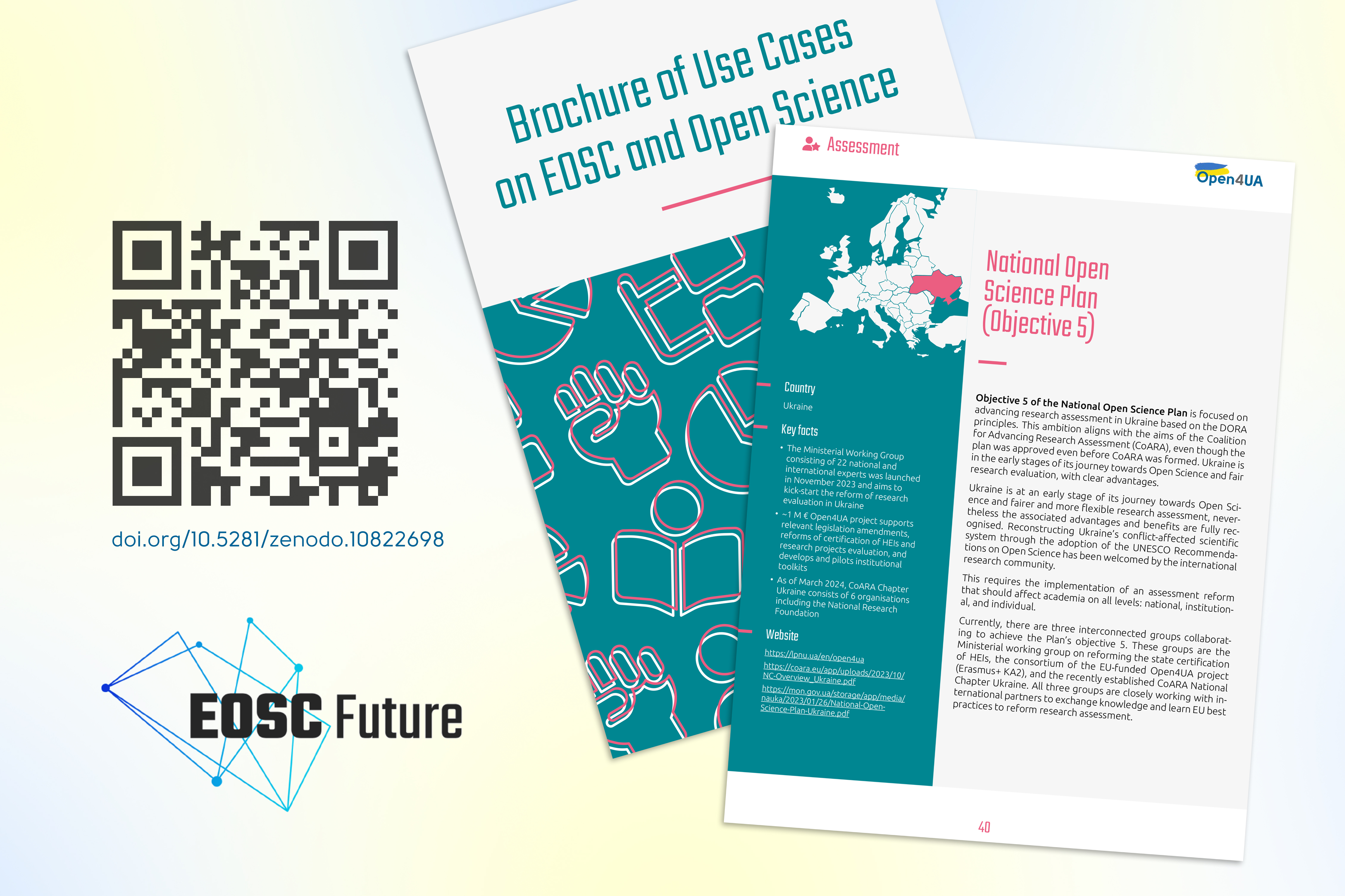 Open4UA project featured in the EOSC Future Brochure of Use Cases