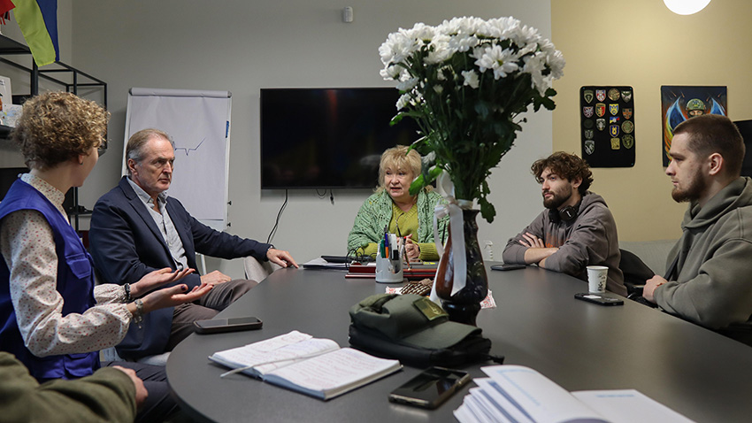 Фото із зустрічі у Львівській політехніці