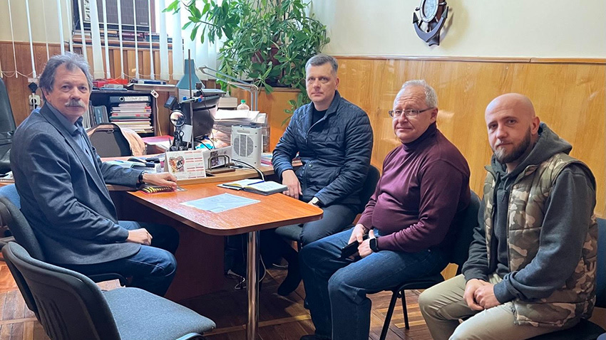 Фото із зустрічі на кафедрі ХТНР