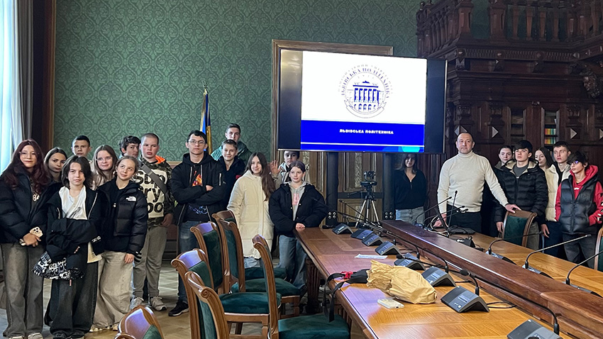 Фото з відвідин Львівської політехніки