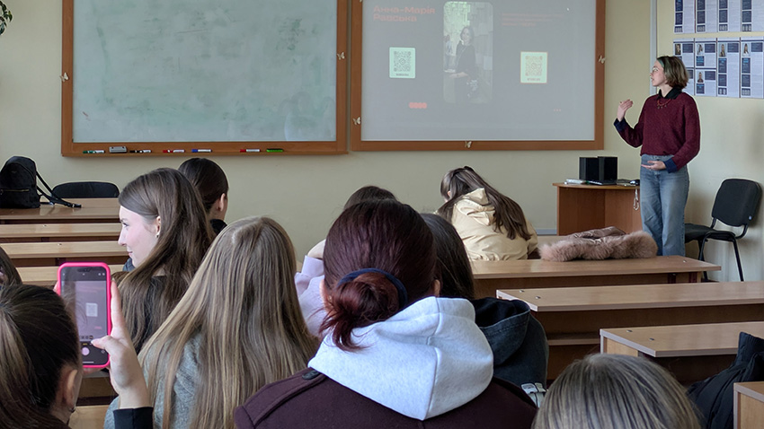 Фото із зустрічі на кафедрі СКІД