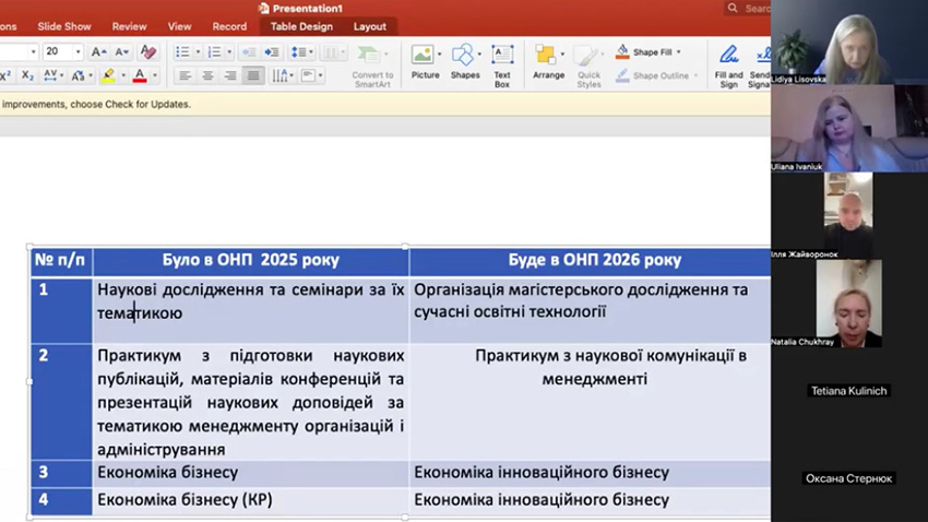 Скріншот з онлайн-семінару