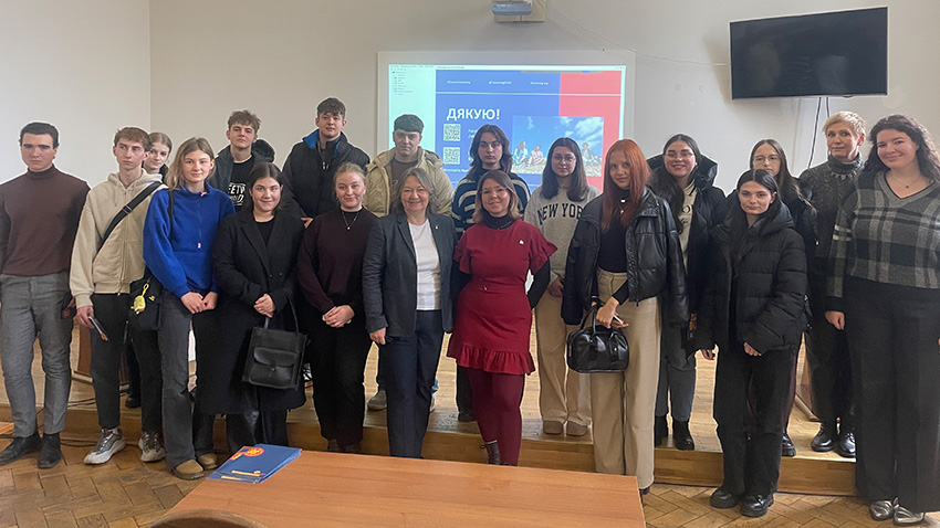 Фото із зустрічі у Львівській політехніці