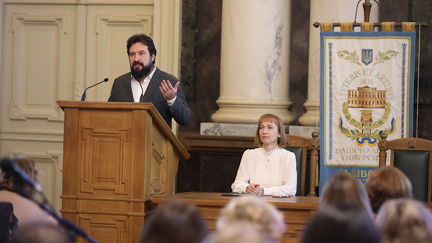 Фото із зустрічі у Львівській політехніці