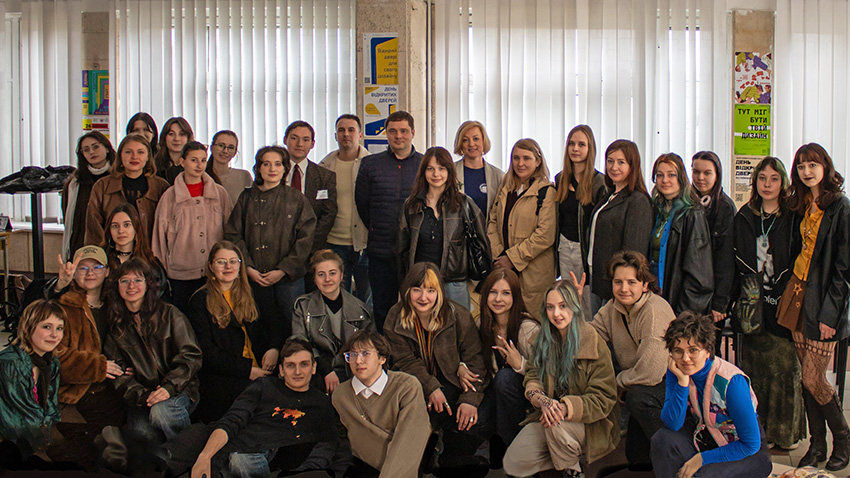 Фото із заходу у Львівській політехніці