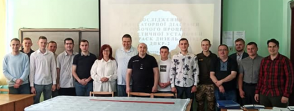 Захист бакалаврських кваліфікаційних робіт в ЕК Локомотиви та локомотивне господарство  (фото 2023 року)