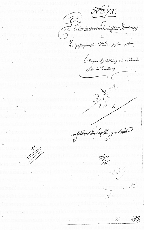 особистий підпис Імператора Франца І