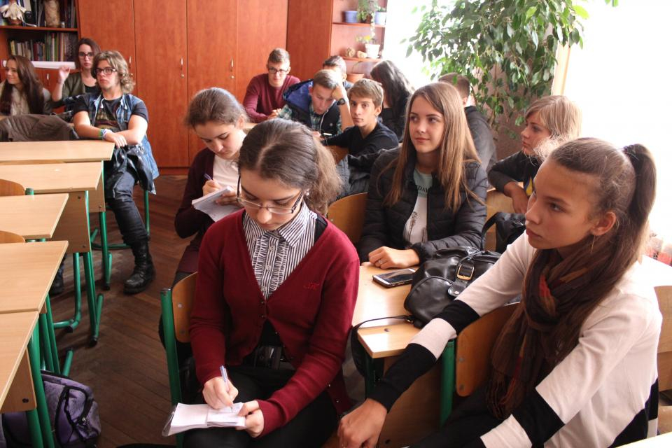 вчителі і діти з Німеччини в академічній гімназії