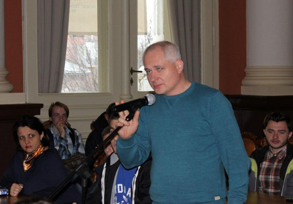 зустріч кандидата на посаду мера Львова Руслана Кошулинського