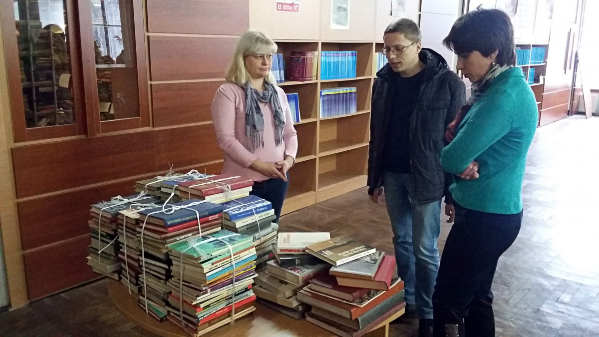 НТБ передала  музею «Територія Терору» 263 книги