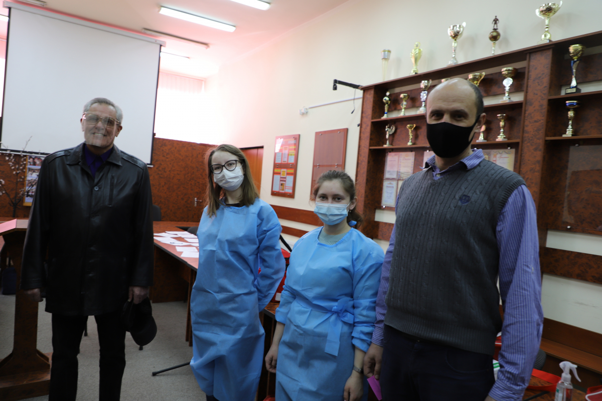 Фото із вакцинування працівників Львівської політехніки