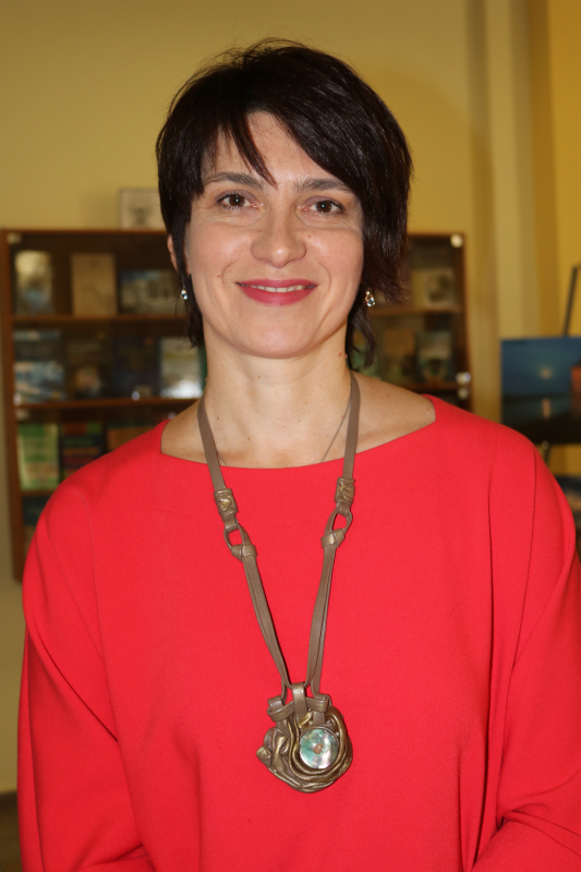 Олена Харгелія, заступник директора Науково-технічної бібліотеки
