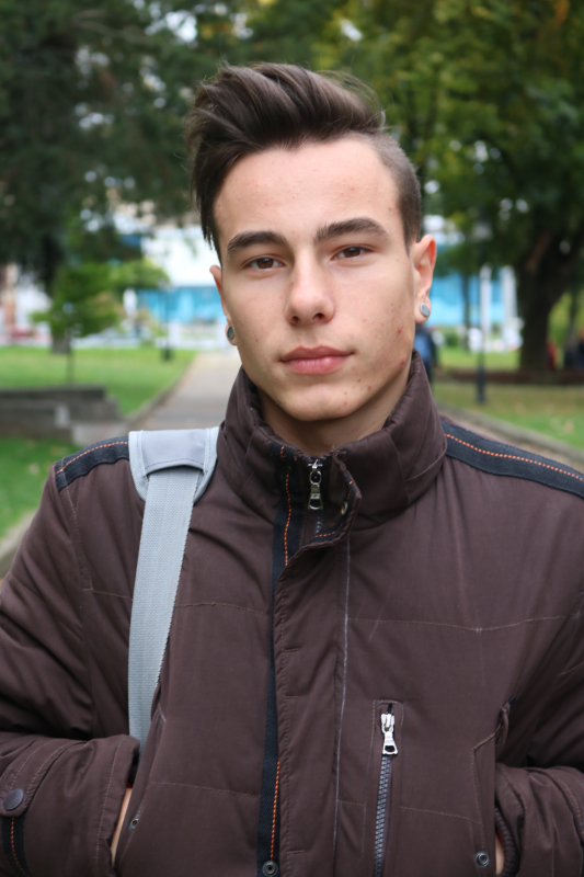 Степан Пилющак, студент першого курсу Інституту телекомунікацій, радіоелектроніки та електронної техніки