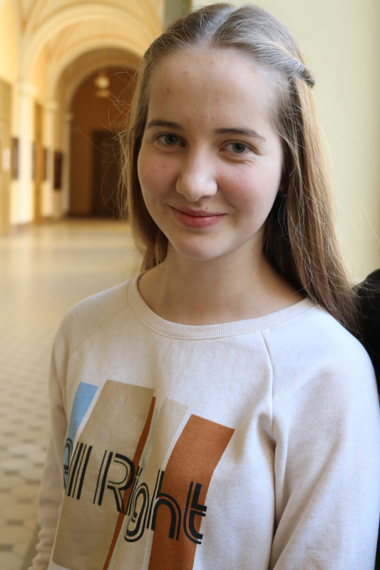 Марта Ковалик, студентка першого курсу Інституту хімії та хімічних технологій