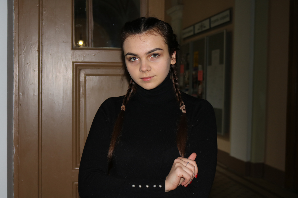 Анна Оріховська, студентка третього курсу Інституту архітектури