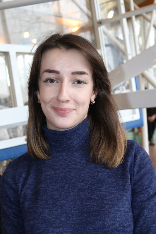 Роксолана Пиш’єва, студентка першого курсу магістратури Інституту комп’ютерних наук та інформаційних технологій