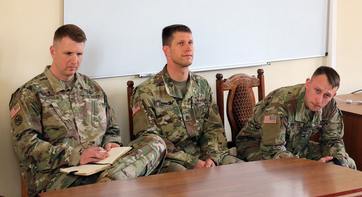 Військовослужбовці армії США зустрілися зі студентами Університету