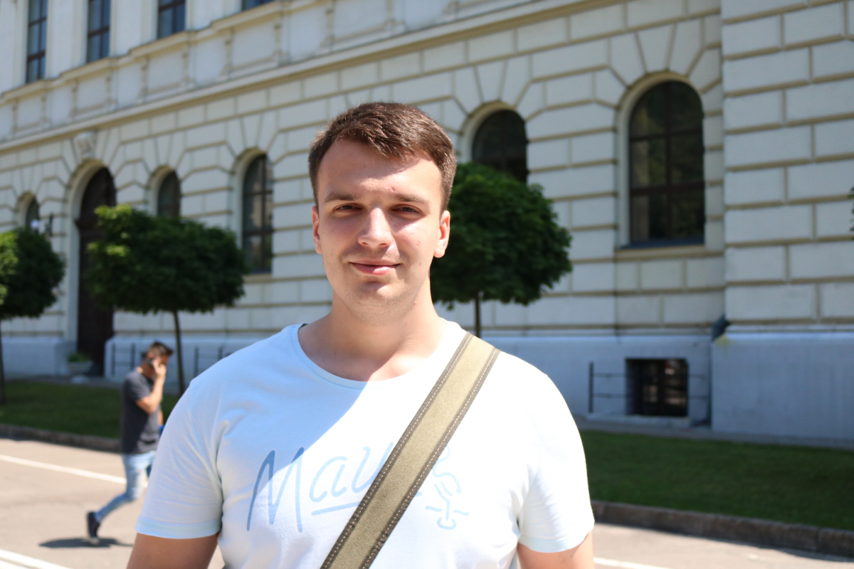 Богдан Турчин, студент четвертого курсу Інституту архітектури