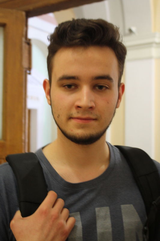 Андрій Лакуста, студент першого курсу Інституту комп’ютерних наук та інформаційних технологій
