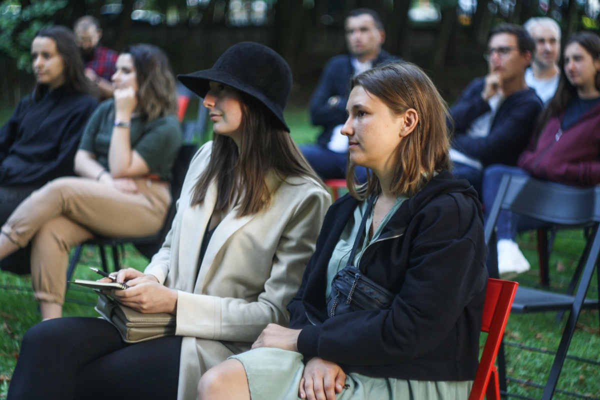 Ганна Ткачук і Габріелла Вакарова прочитали відкриту лекцію в Стрийському парку