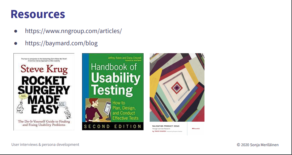  вебінар Usability testing. Evaluating the usability of your product від Sonja Meriläinen.