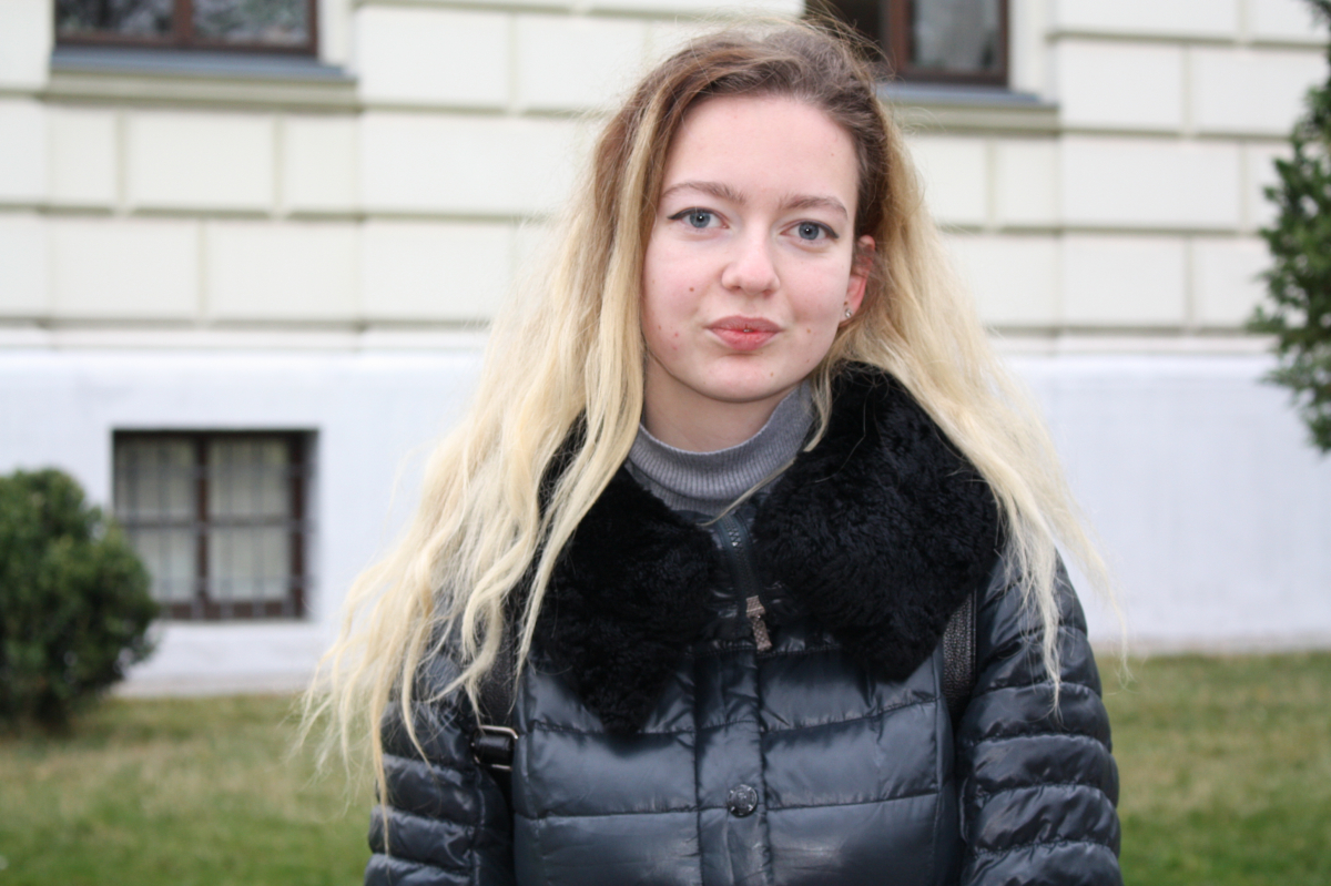 Ельвіра Марковська, студентка третього курсу Інституту гуманітарних та соціальних наук