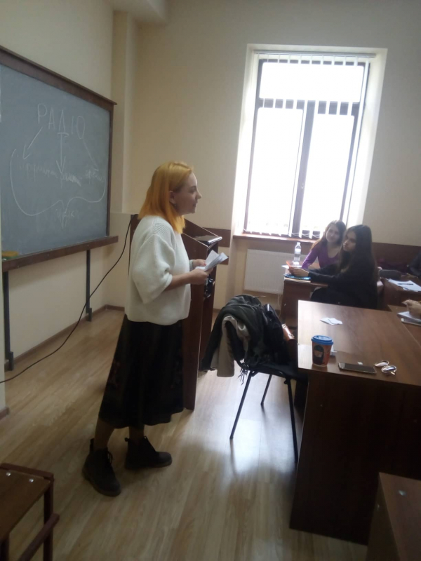 зустріч студентів з Іриною Шубінець