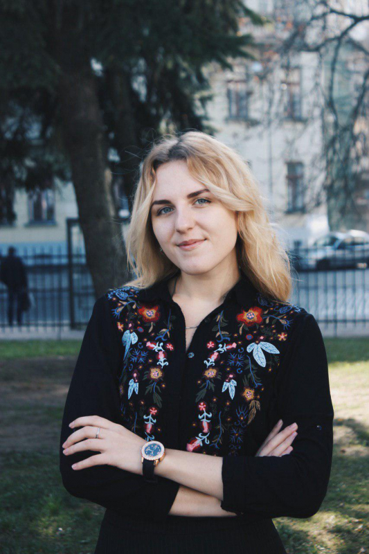 Анна Заскальна, студентка четвертого курсу Інституту гуманітарних та соціальних наук