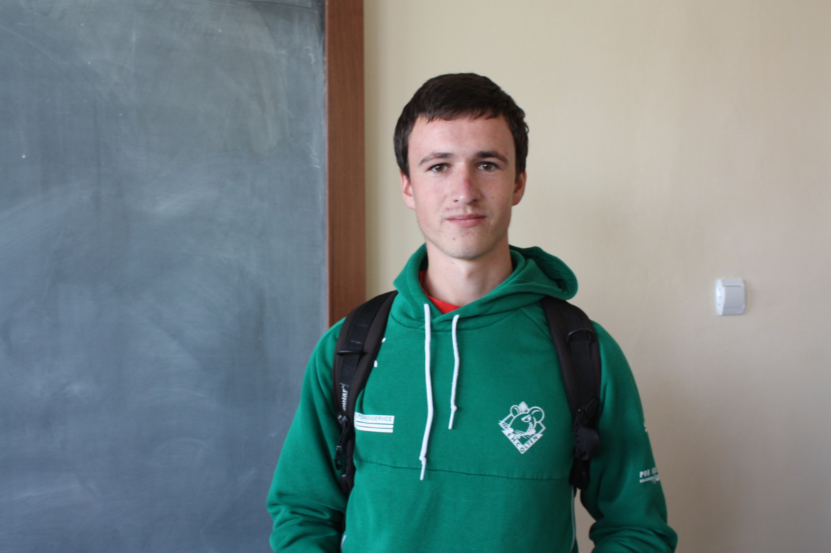 Павло Пугач, студент четвертого курсу Інституту будівництва та інженерії довкілля