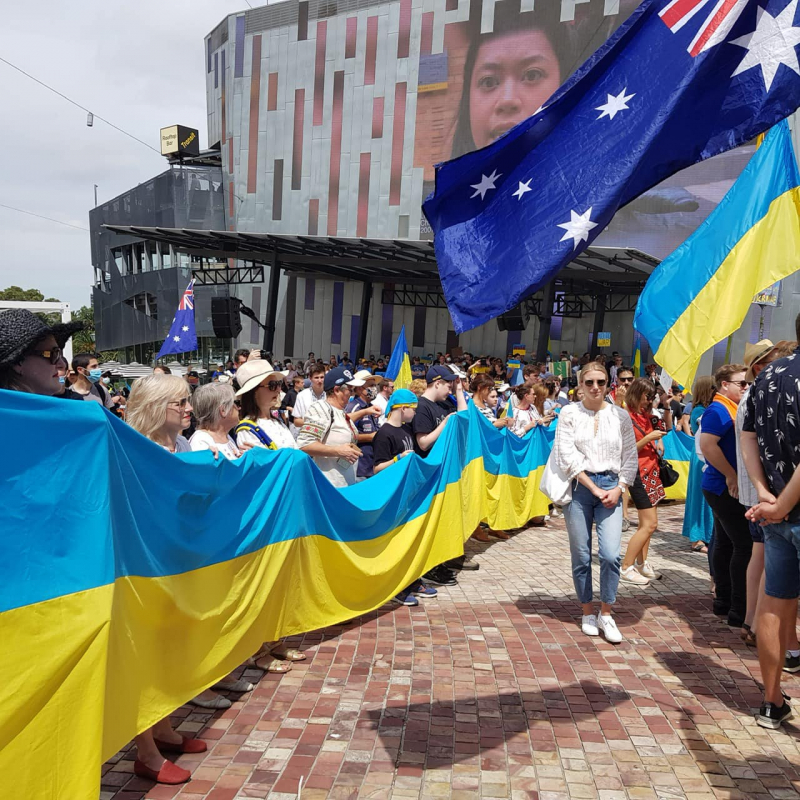 Демонстрації на підтримку України в Америці та Азії