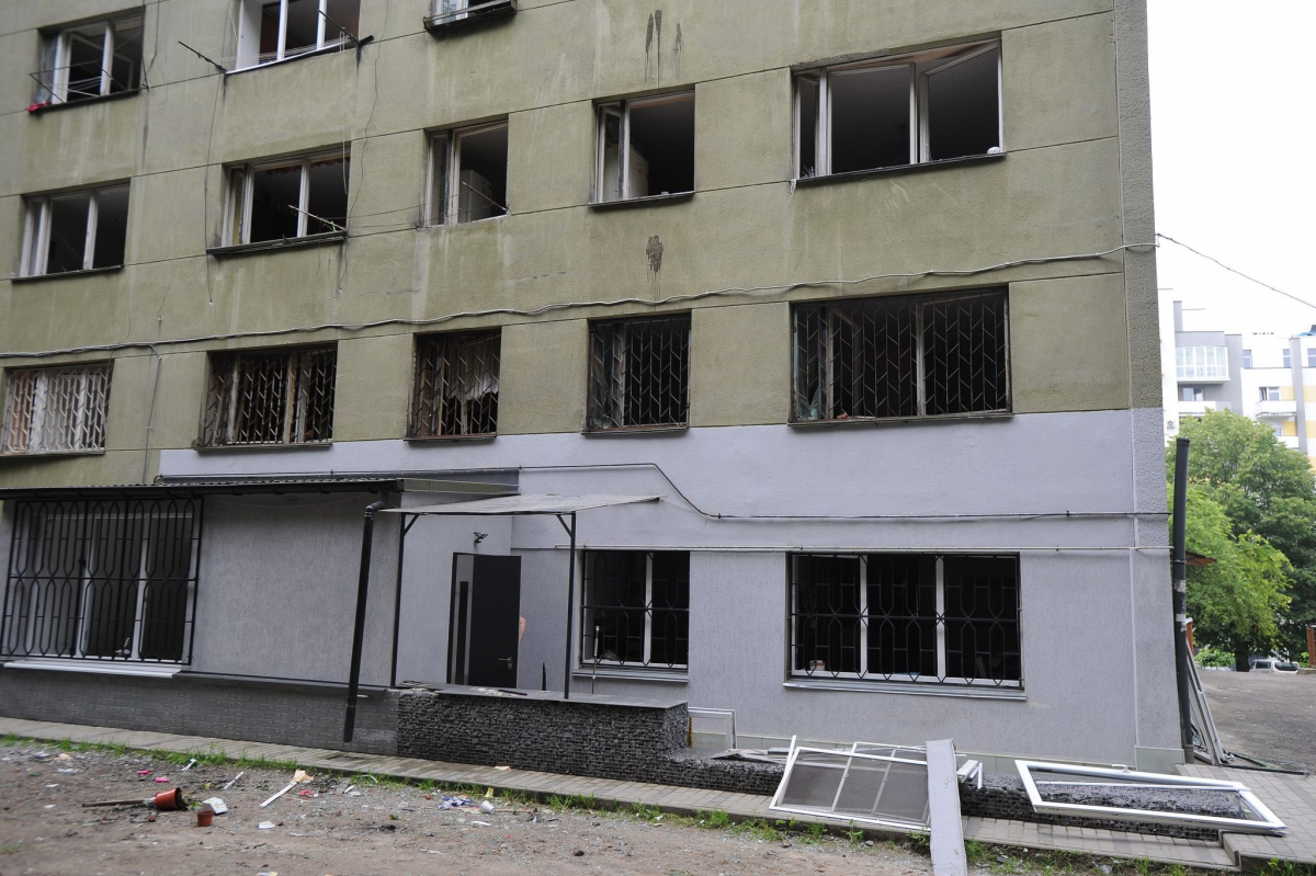 Пошкоджені гуртожитки Львівської політехніки