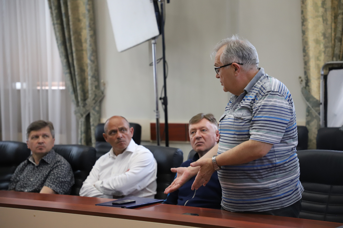 Фото із засідання директорату Львівської політехніки