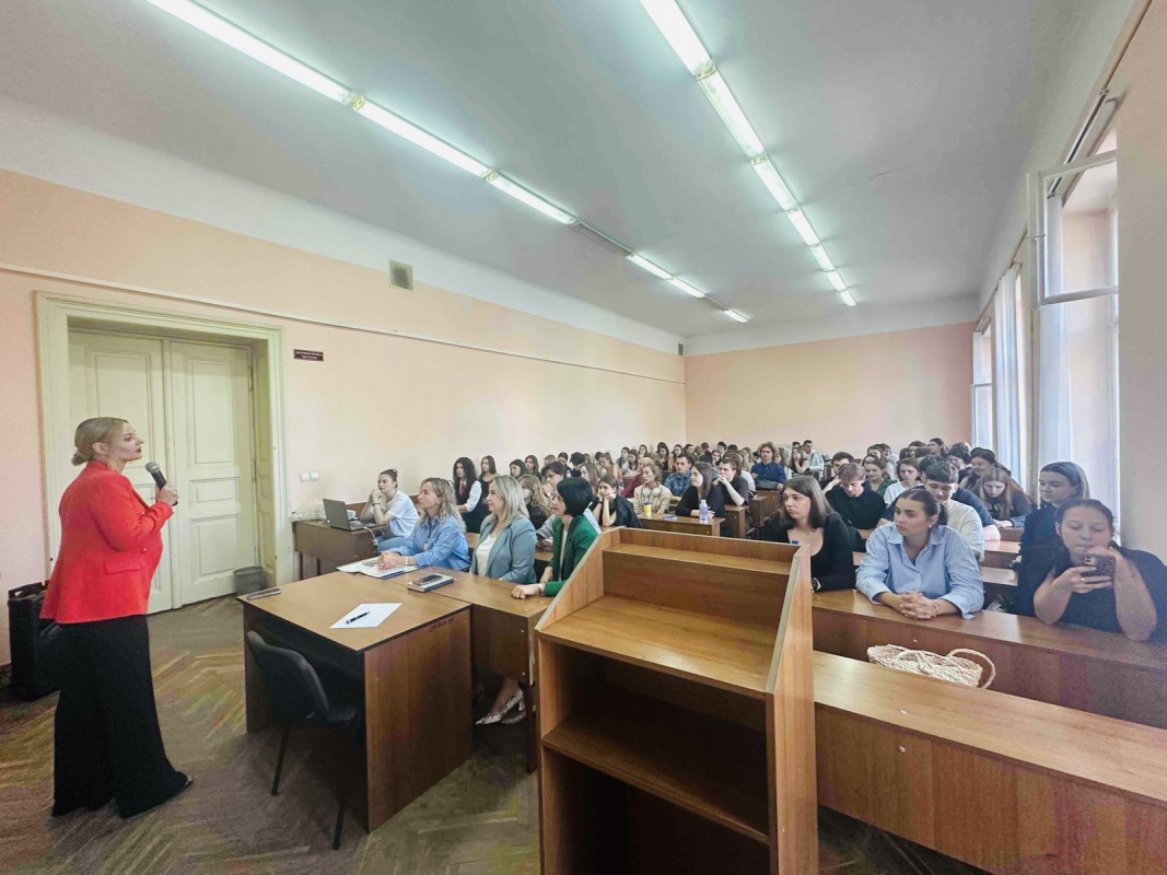Фото із зустрічі у Львівській політехніці