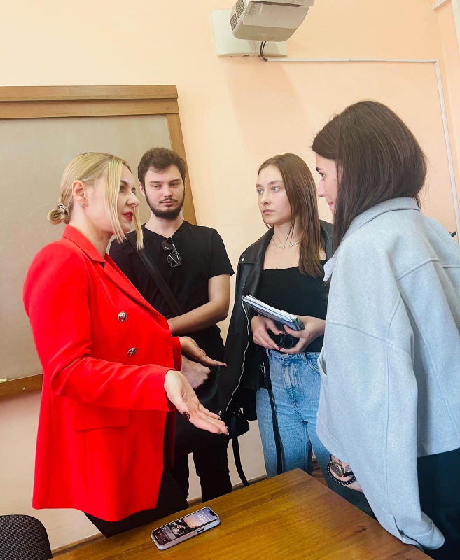 Фото із зустрічі у Львівській політехніці