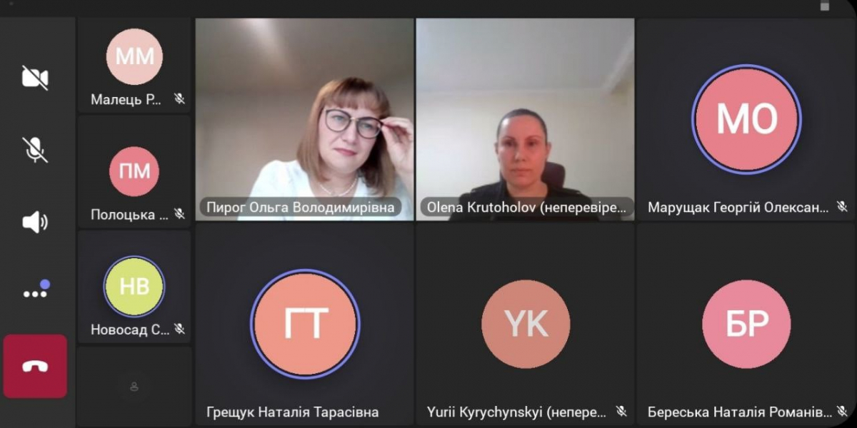 Скріншот з онлайн-лекції
