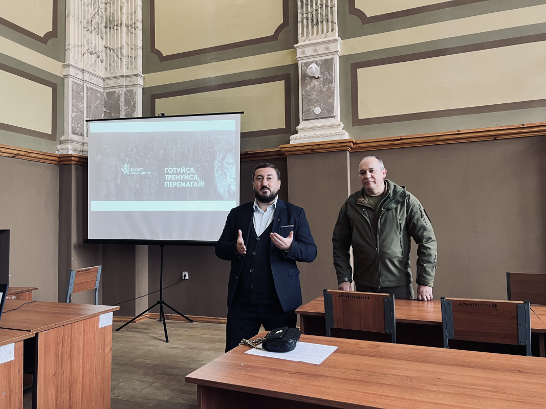 Фото із зустрічі у Львівській політехніці