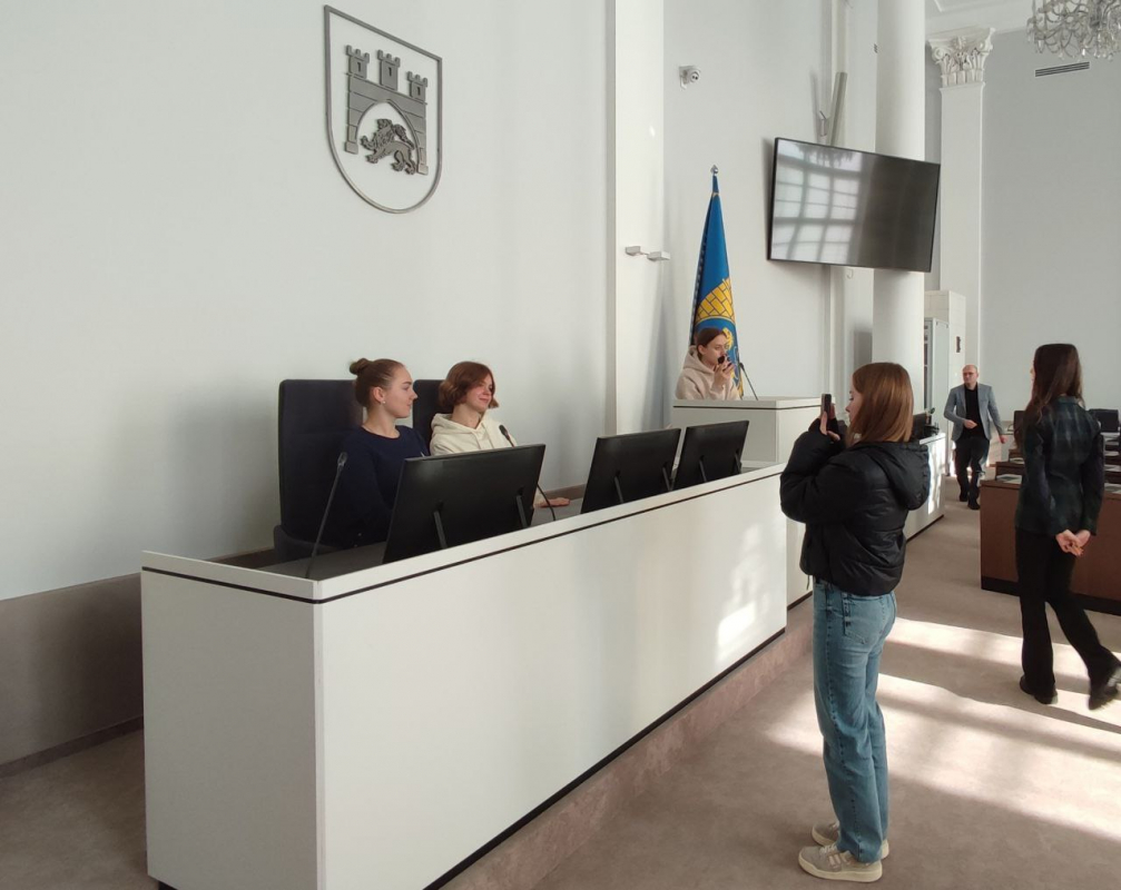 Фото з відвідин Львівської міської ради