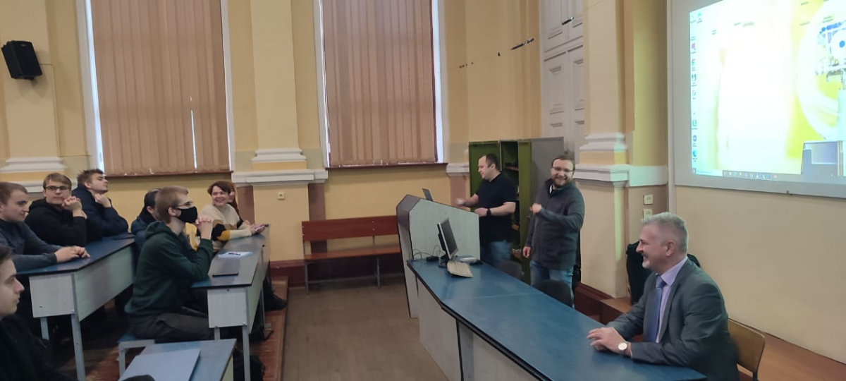 Фото із зустрічі у Львівській політехніці