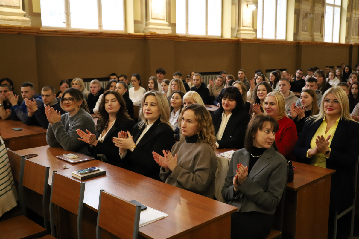 Фото із зустрічі у Львівській політехніці