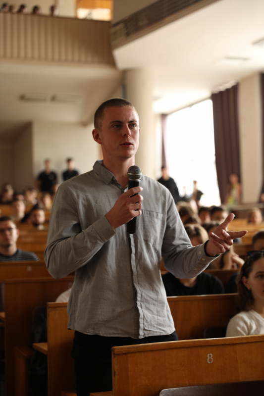 Фото із зустрічі у Львівській політехніці