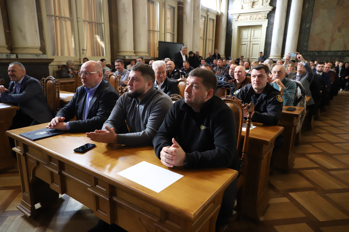 Фото з урочистостей у Львівській політехніці