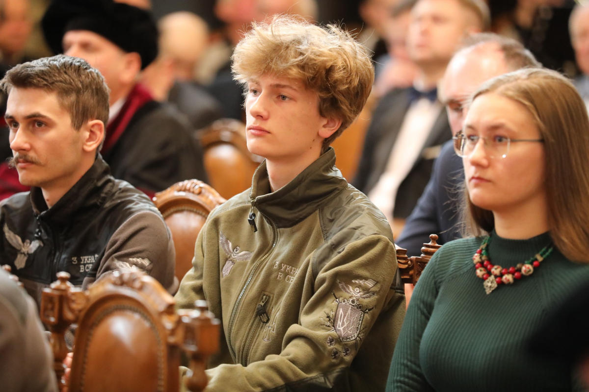 Фото з урочистостей у Львівській політехніці